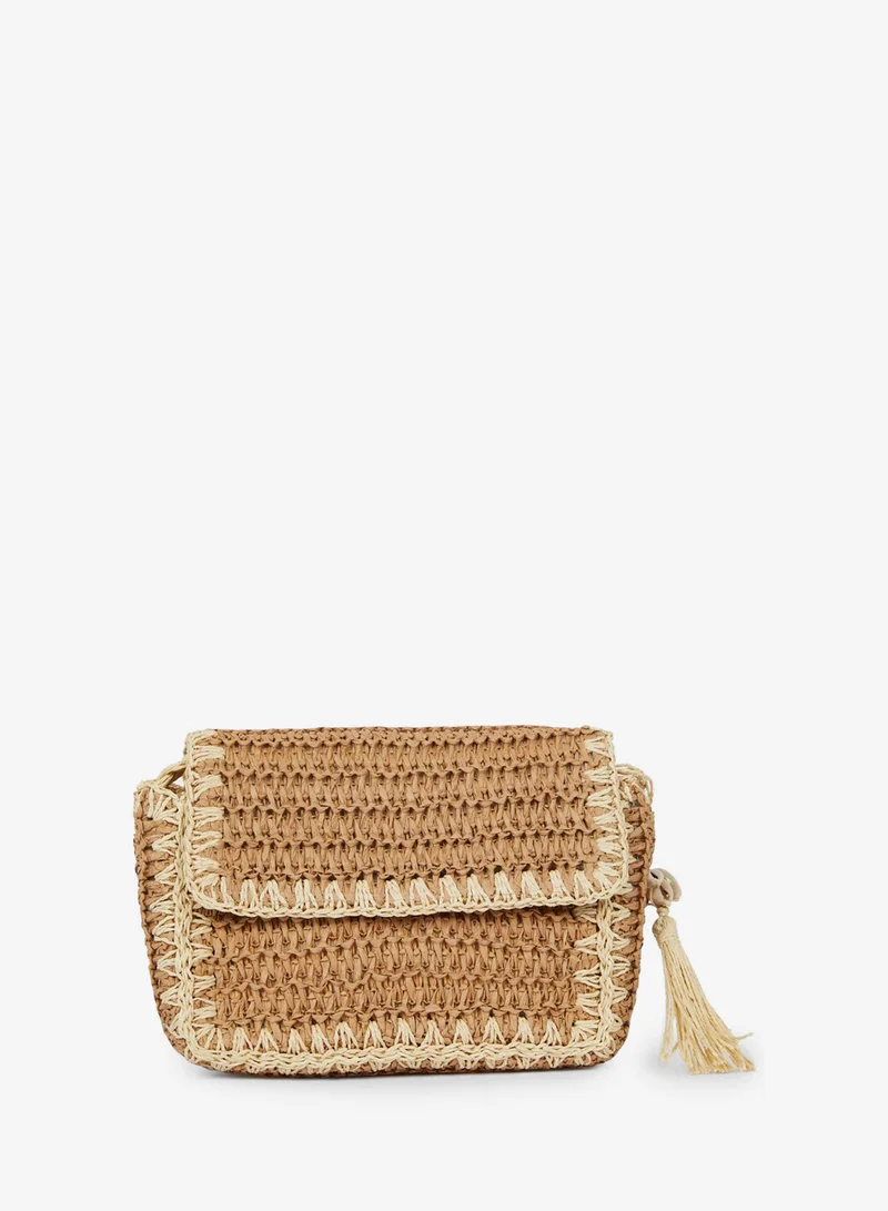 ديفاكتو Wicker Shoulder bag