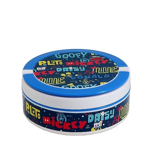 SKi Homeware Cartoon Printed Aroma Deluxe Insulated Lunch Box with Inner Steel with Container (Mickey) - Image 1