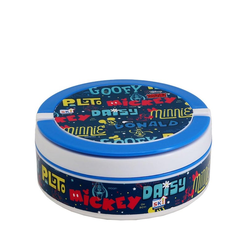 SKi Homeware Cartoon Printed Aroma Deluxe Insulated Lunch Box with Inner Steel with Container (Mickey) - Image 5