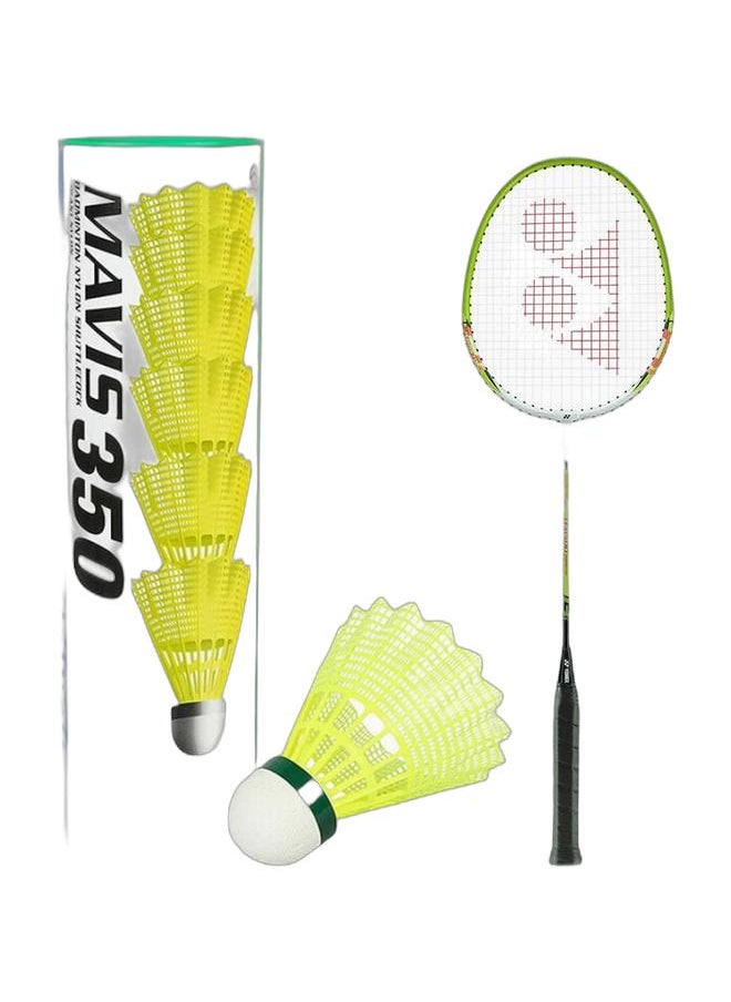 Yonex B-6500I Recreational Pe Badminton Racket + Mavis 350 Yellow Slow1*6 Pack  - Image 1