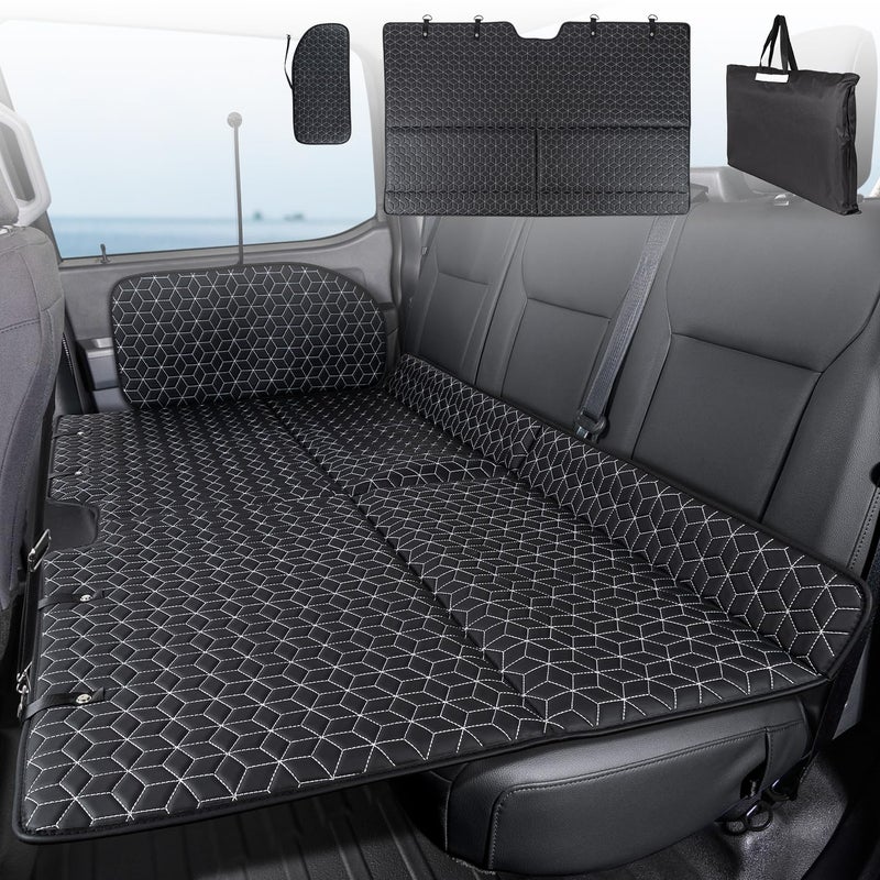 OHMU Non Inflatable Truck Bed Air Mattress for Large TruckCar Travel Camping Back Seat Extender for F150RAM 1500ToyotaSilveradoGMCTundra