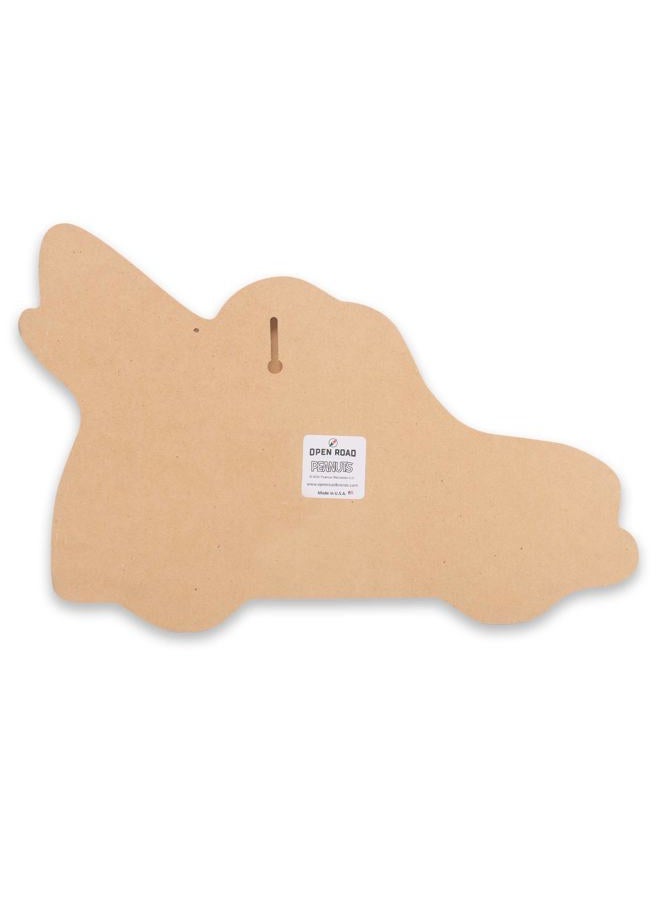 Open Road Brands Peanuts Snoopy and Surfboards in Car Wood Wall Decor - Fun Snoopy Beach Themed Wall Art for Home Decorating - Image 3