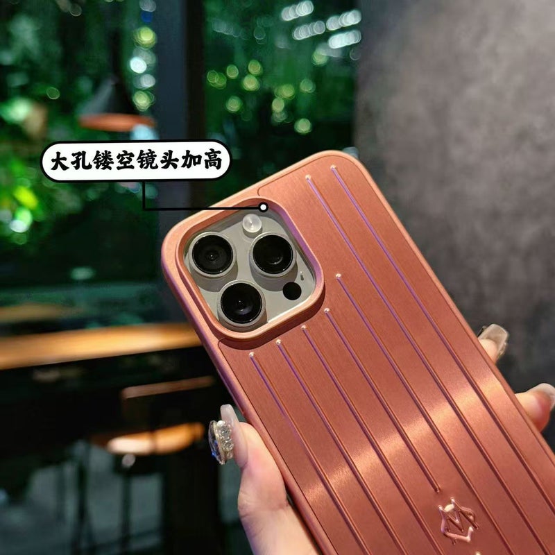 Aluminum Alloy Shockproof Suitcase Design Phone Case Compatible with iPhone 14/15/16/17/18 - Image 4