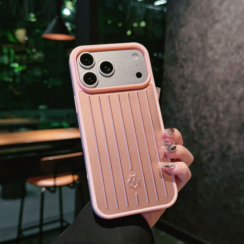 Aluminum Alloy Shockproof Suitcase Design Phone Case Compatible with iPhone 14/15/16/17/18 - Image 1