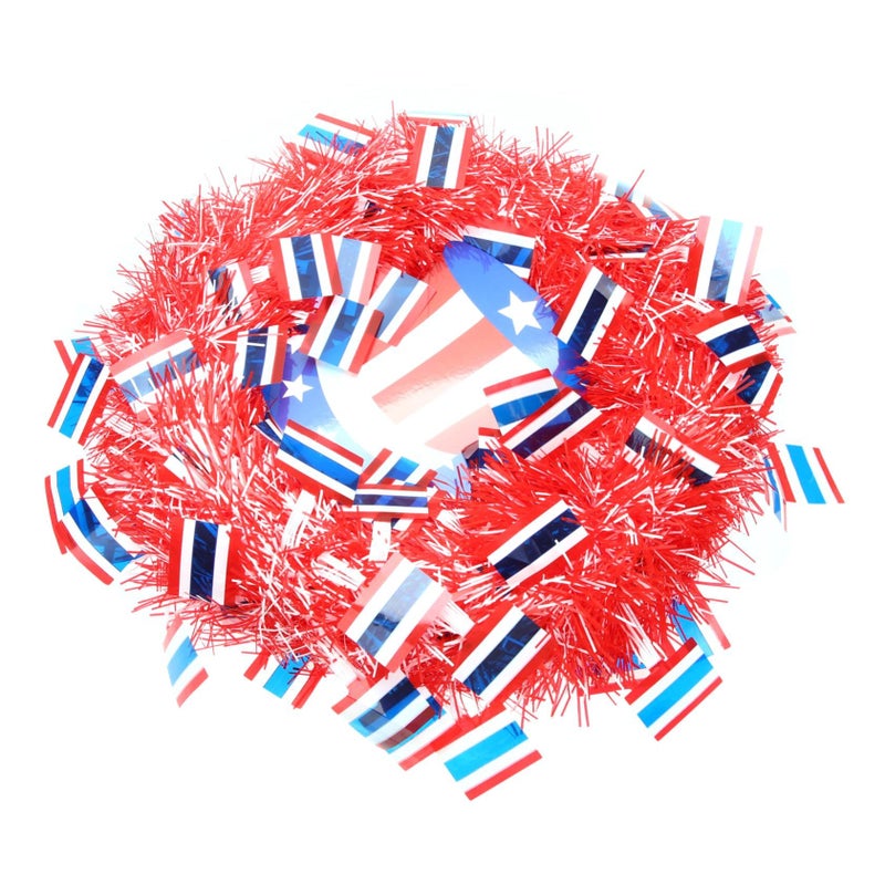 Patriotic USA Wreath For Independence Day Decor Indoor And Outdoor Hanging - Image 2