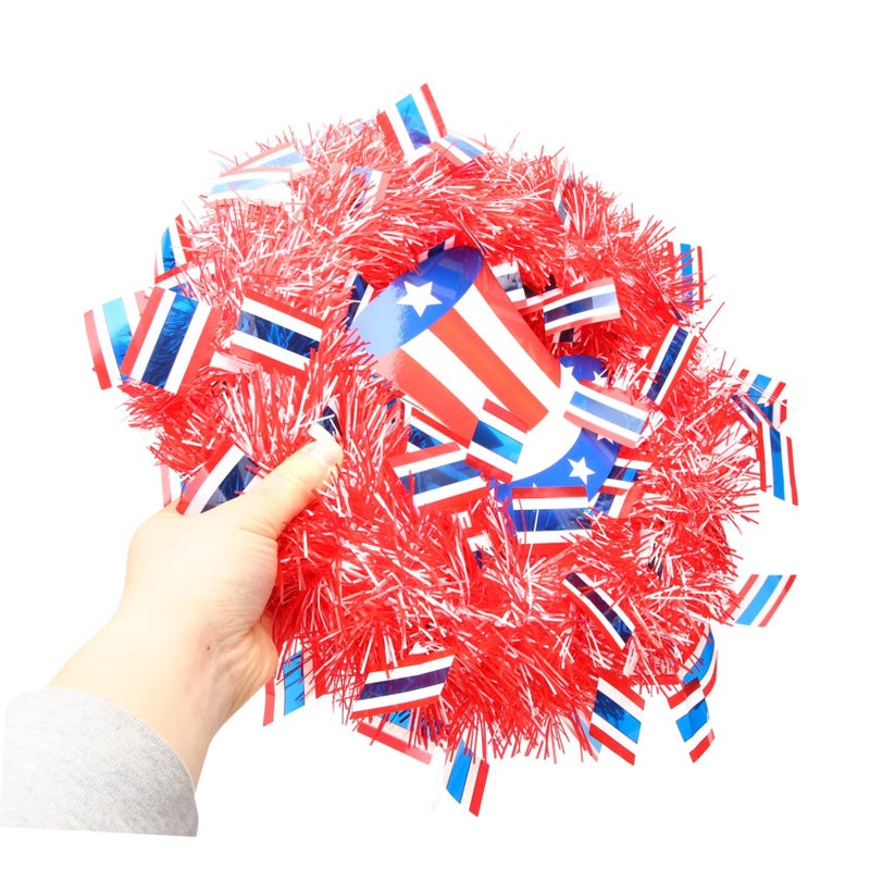 Patriotic USA Wreath For Independence Day Decor Indoor And Outdoor Hanging - Image 4