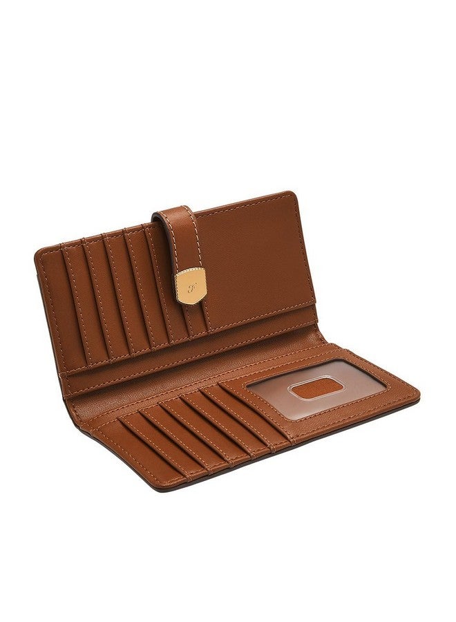 FOSSIL محفظة نسائية من جلد فوسيل لينوكس بني SL10036200 - Image 2