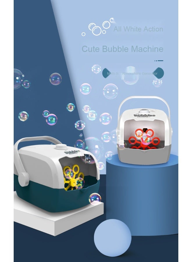Automatic Bubble Machine for Family Fun with Suitcase Design - Image 2