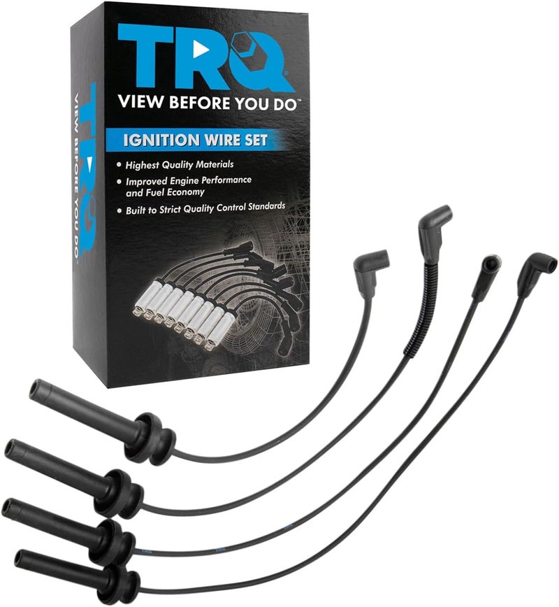 TRQ Spark Plug Wire Set Compatible with 1994-2002 Saturn SC2 SL2 1994-2001 SW2 - Image 1