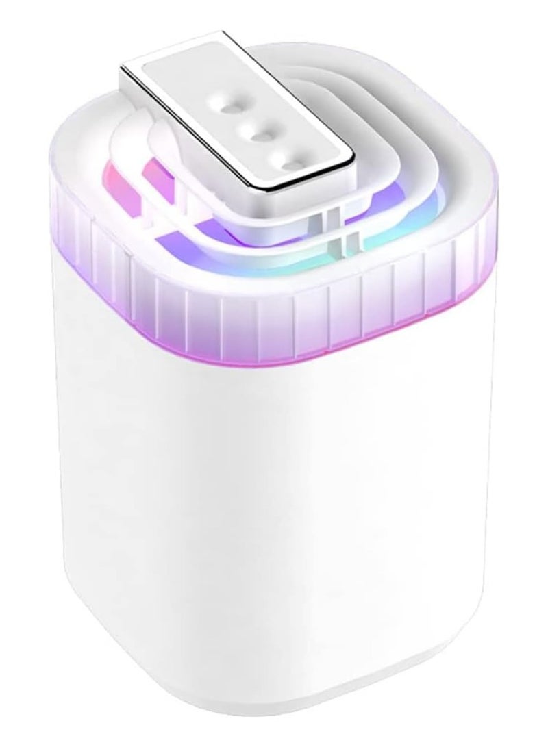 ORLENIC 3L Cool Mist Humidifier Large Capacity, Ultra Quiet 20dB, Top Fill Design with 3 Nozzles, Multicolor Night Light, Auto Shut-Off, USB Powered Air Humidifier for Bedroom, Living Room & Office (White) - Image 1