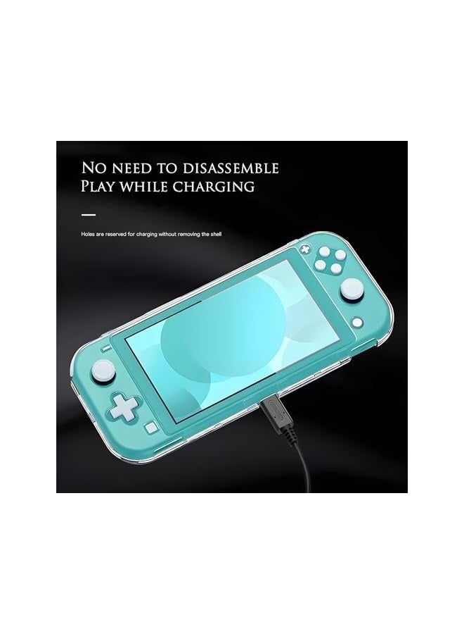 PROMASS Protective Case for Nintendo Switch Lite, Durable Clear Cover for Nintendo Switch Lite Case with Shock-Absorbent & Anti-Scratch Switch Lite Accessories Slim Skin Shell - Transparent - Image 4