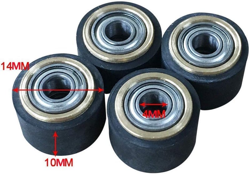 OIF 4 PCS Pinch Roller for Mimaki Plotter Cutter, Vinyl Cutter Plotter 4x10x14mm - Image 2