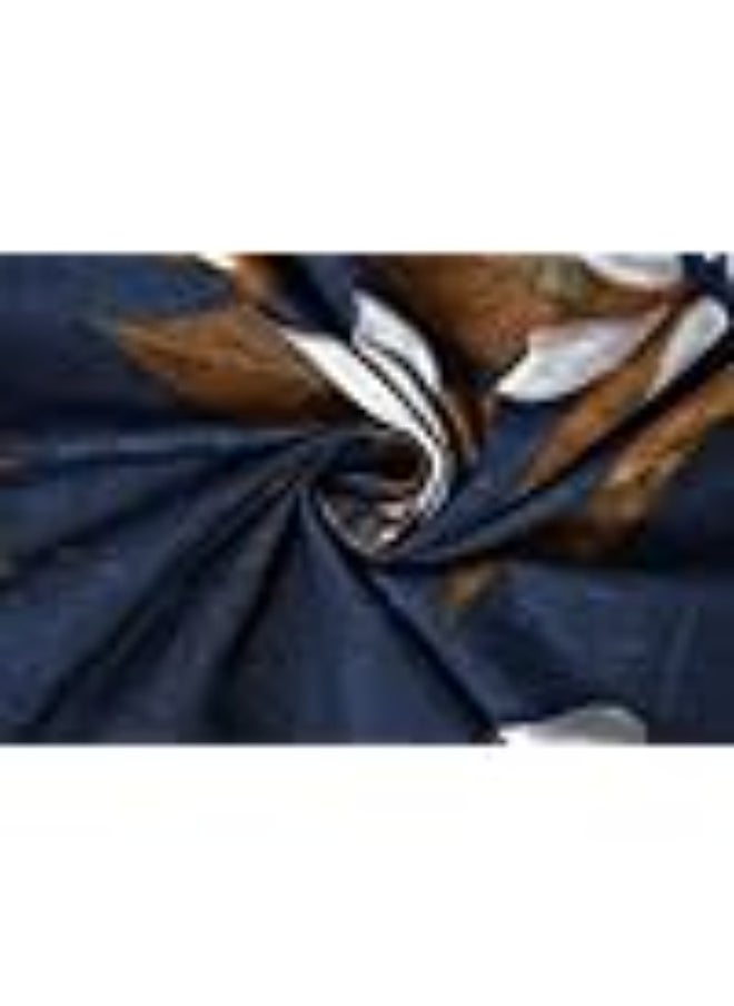 BSB BSB HOME® Glace Cotton 180 TC Big Flower Printed Single Bedsheets with 1 King Size Pillow Cover, (60X90 Inches, 4 X 6 Feet) 148*228 cms  - Image 4