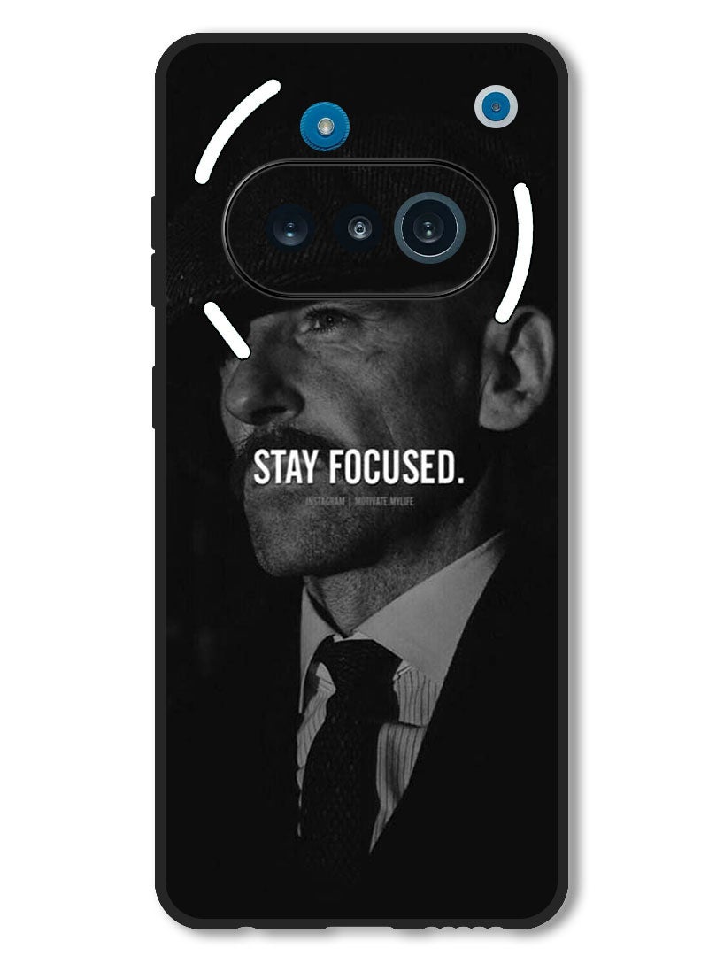 Theodor Case Compatible with Nothing Phone 3a Protection Shockproof Bumper Cover Stay focused - Image 1