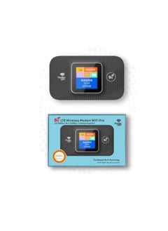 Mobile WiFi Top Link 4G Wireless Modem LTE 150Mbps WIFi 300Mbps Support to 12 devices long time fast internet Standarad Li-io Battery  HW57 PRO Black
