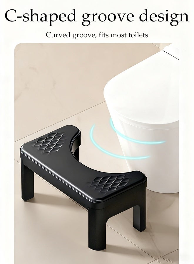 DUNISO Squatting Toilet Foot Stool , Foldable Step for Home Bathroom, Squatting Toilet Stool, Portable Step for Home Bathroom, Convenient and Compact, Sturdy (White) - Image 4