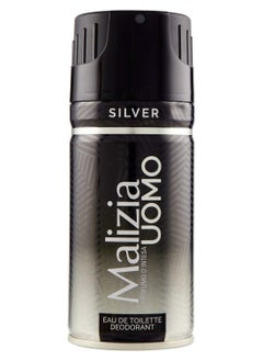 Malizia Malizia Uomo Deo Silver Body Spray 150ML  - Image 1