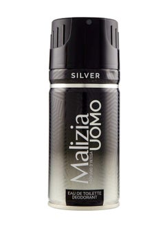 Malizia Malizia Uomo Deo Silver Body Spray 150ML  - Image 2