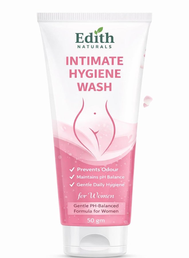 EDITH غسول إديث ناتشورالز للمناطق الحساسة للنساء، تركيبة متوازنة الحموضة، يمنع الروائح الكريهة، 50 غرام - Image 1