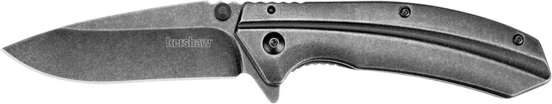 Kershaw Filter Frame Lock Knife Stainless Steel (3.25" BlackWash) 1306BW - Image 1