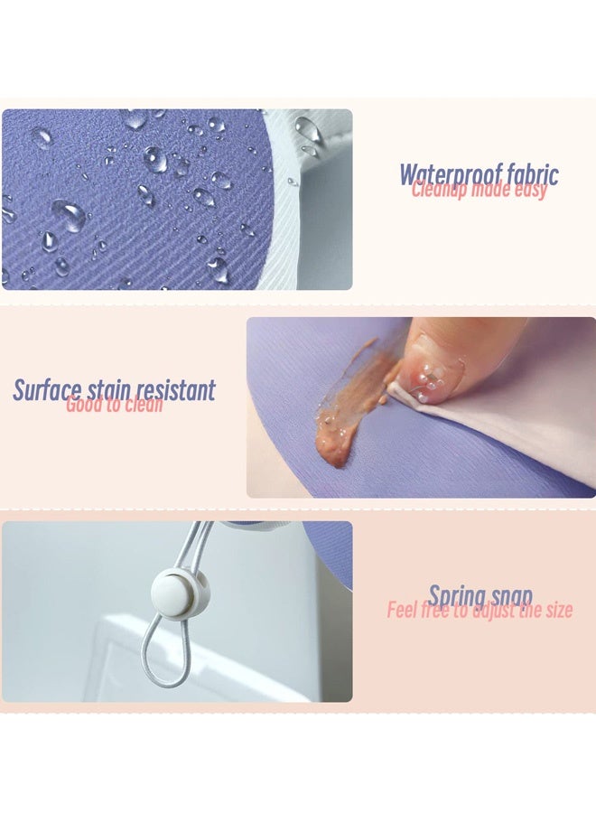 Cat Cone Collar Cute Flower Waterproof Elizabethan e Collar for Cat and Small Dog Anti Bite Lick Wound Healing Protective Neck Cone After Surgery Recovery Collar for Small Pet Purple S - Image 3