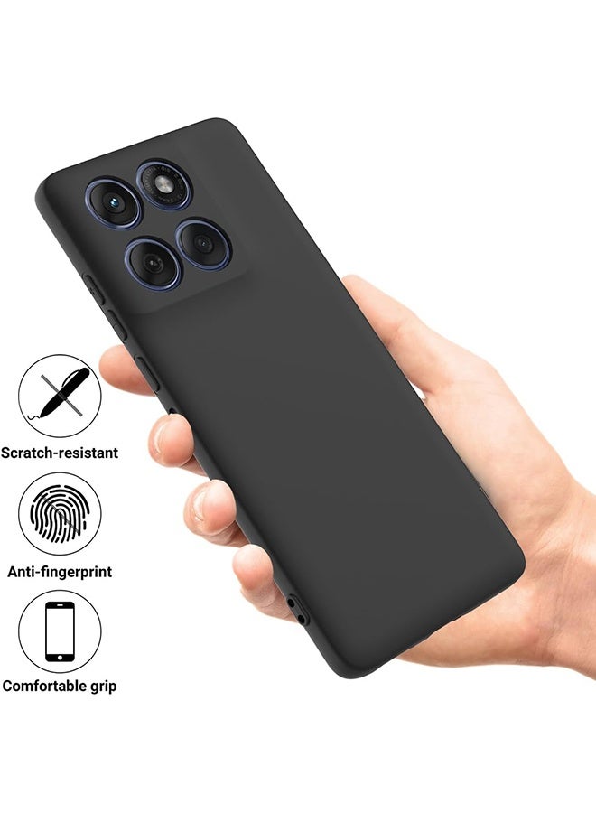 Case for Motorola Edge 70 5G 6.67-Inch, Soft TPU Thin Protective Phone Cover , Anti-Fall Drop Protection, Anti-Fingerprints, Shockproof Case for Motorola Edge 70 5G (Black) - Image 2