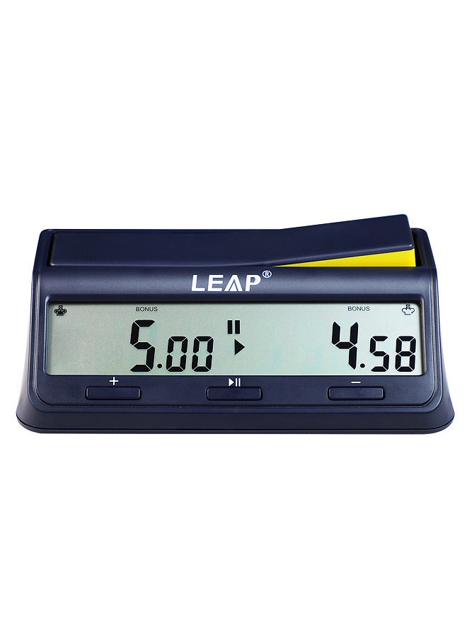 LEAP Chess Clock Digital Chess Timer Count Up Down with Bonus Delay and Alarm Function for Professional Chess Board Game  - Image 5