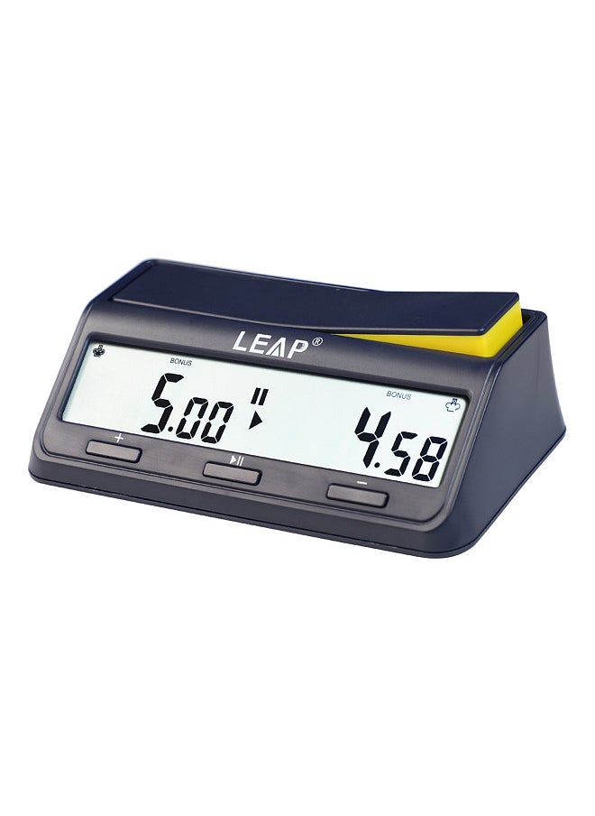 LEAP Chess Clock Digital Chess Timer Count Up Down with Bonus Delay and Alarm Function for Professional Chess Board Game  - Image 1