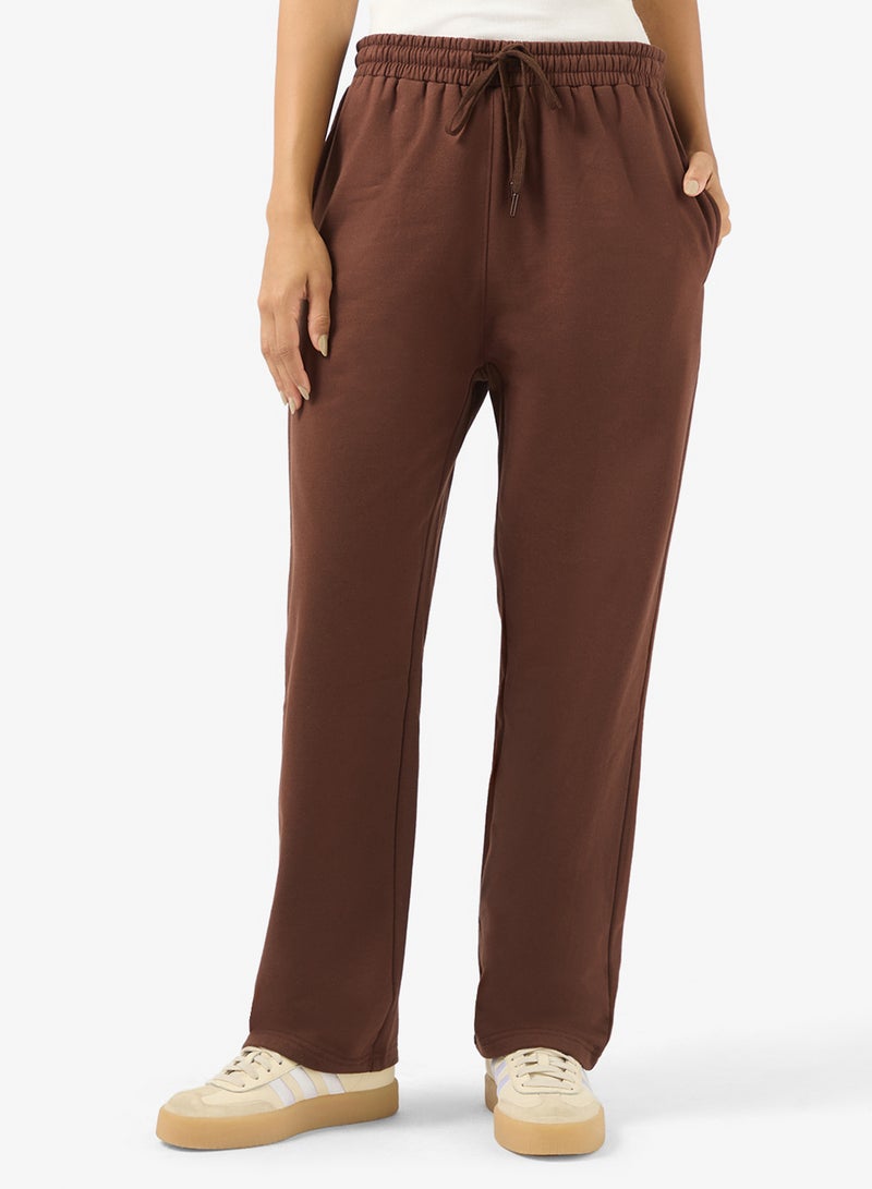 Ginger Basics Cotton Oversize Wide Leg Sweatpant - Image 1