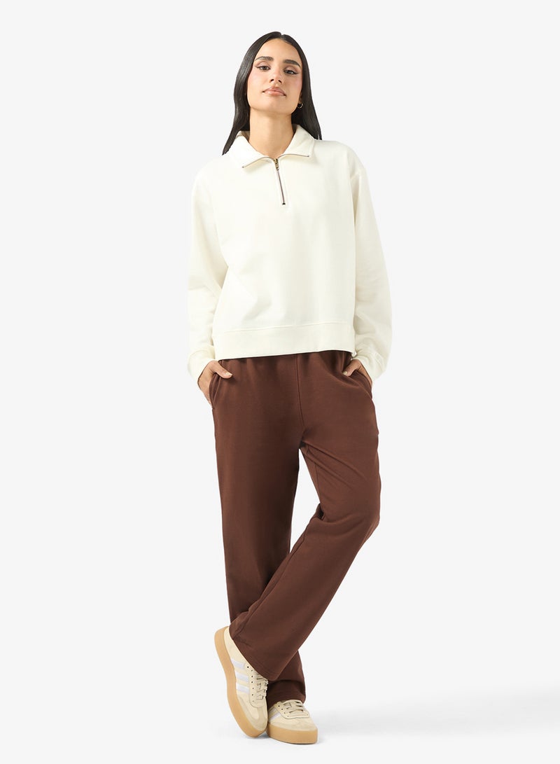 Ginger Basics Cotton Oversize Wide Leg Sweatpant - Image 2