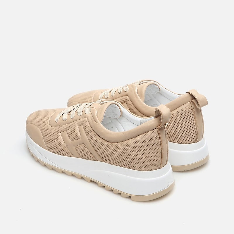Hotiç 01AYH285960A310 GENUINE Leather Beige Women's Sports Shoes  - Image 4