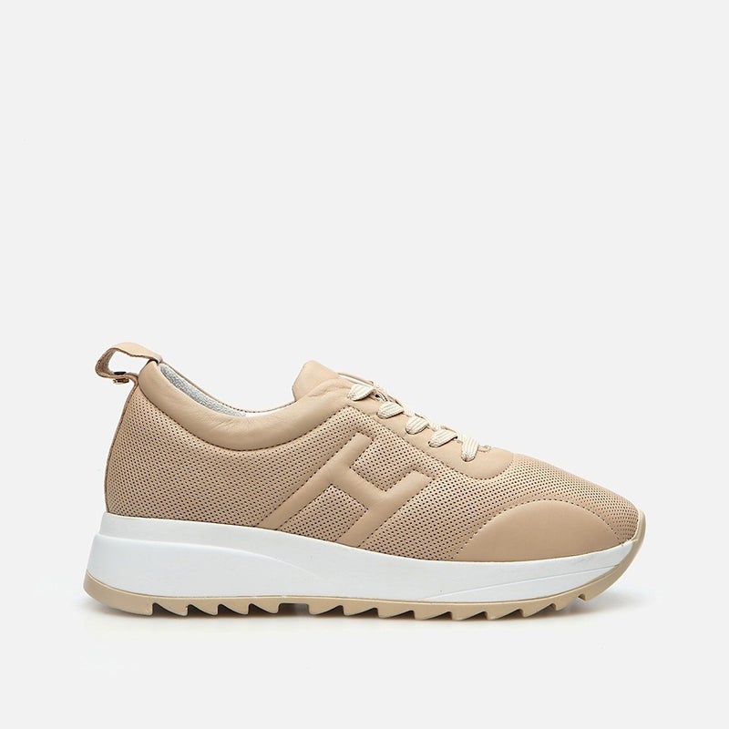 Hotiç 01AYH285960A310 GENUINE Leather Beige Women's Sports Shoes  - Image 1