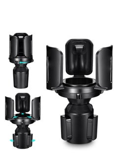 Cup Holder Expander for Car - All Purpose Car Cup Holder Expander with Adjustable Adapter and Holder, Compatible with 10-64 oz Large Bottles & Cups & Drinks