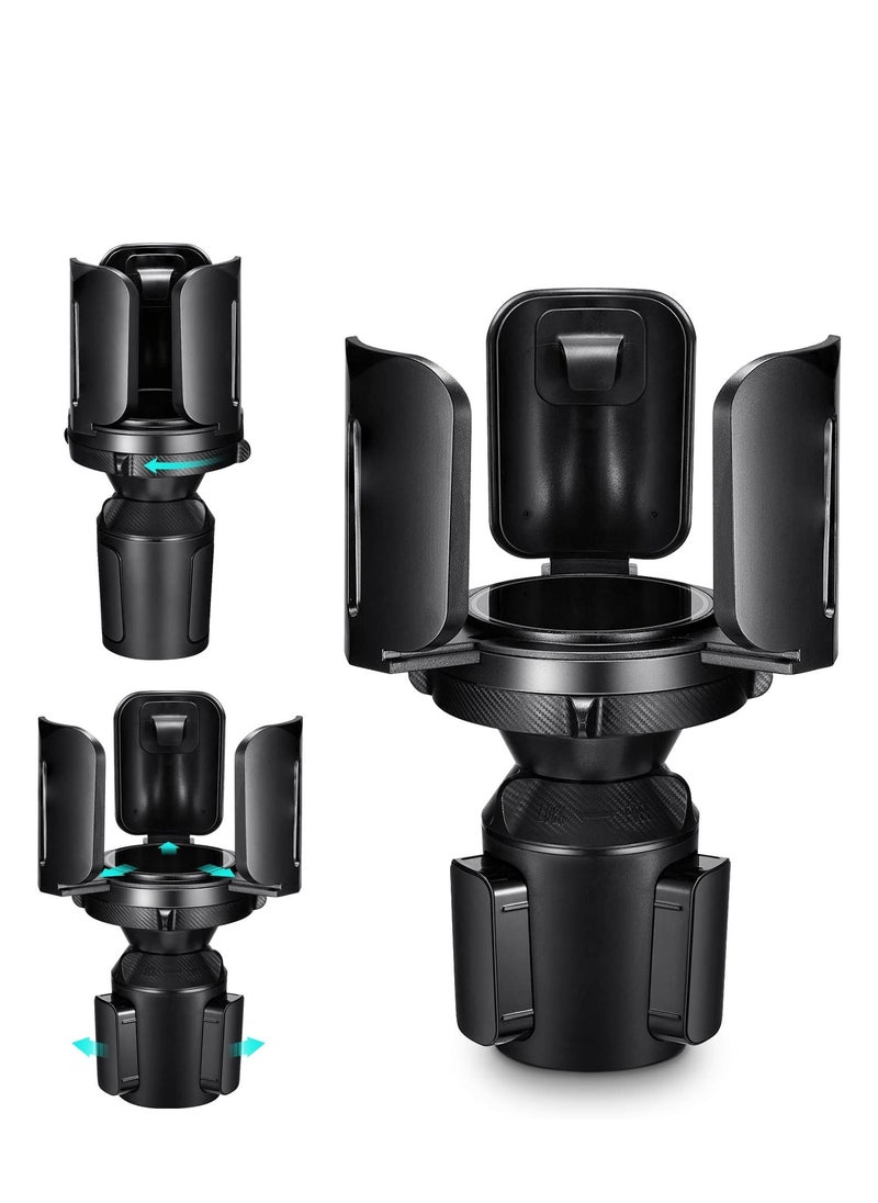 SYOSI - Cup Holder Expander for Car - All Purpose Car Cup Holder Expander with Adjustable Adapter and Holder, Compatible with 10-64 oz Large Bottles & Cups & Drinks - Image 1