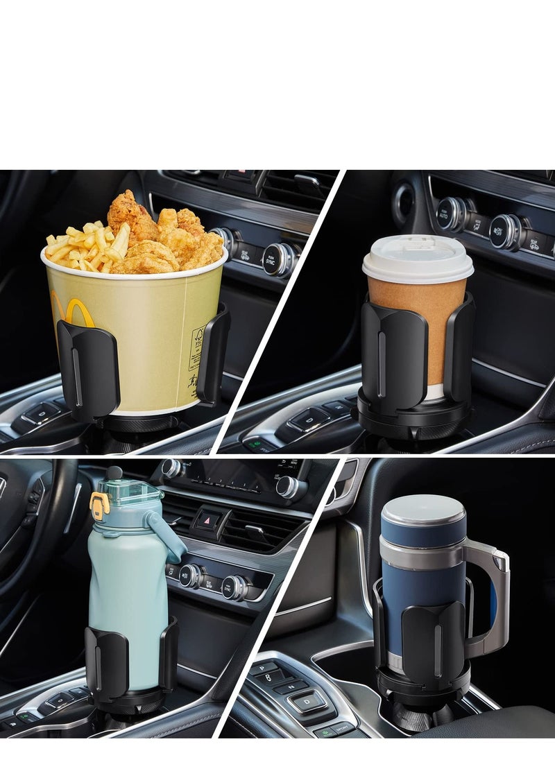 SYOSI - Cup Holder Expander for Car - All Purpose Car Cup Holder Expander with Adjustable Adapter and Holder, Compatible with 10-64 oz Large Bottles & Cups & Drinks - Image 1