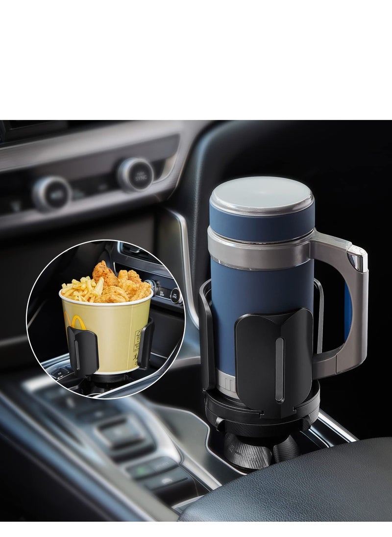 SYOSI - Cup Holder Expander for Car - All Purpose Car Cup Holder Expander with Adjustable Adapter and Holder, Compatible with 10-64 oz Large Bottles & Cups & Drinks - Image 1