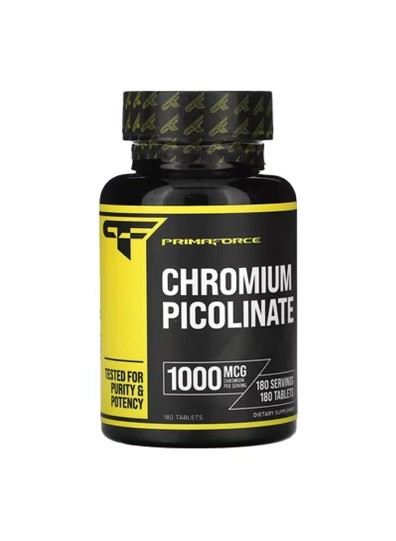 Primaforce Chromium Picolinate, 1,000 mcg, 180 Tablets