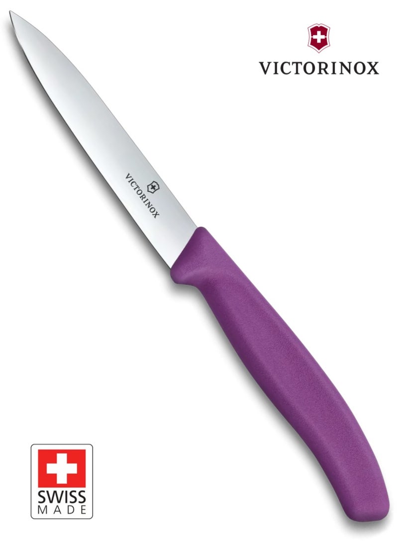Victorinox Swiss Classic Paring Knife 10 cm, Straight Edge, Purple