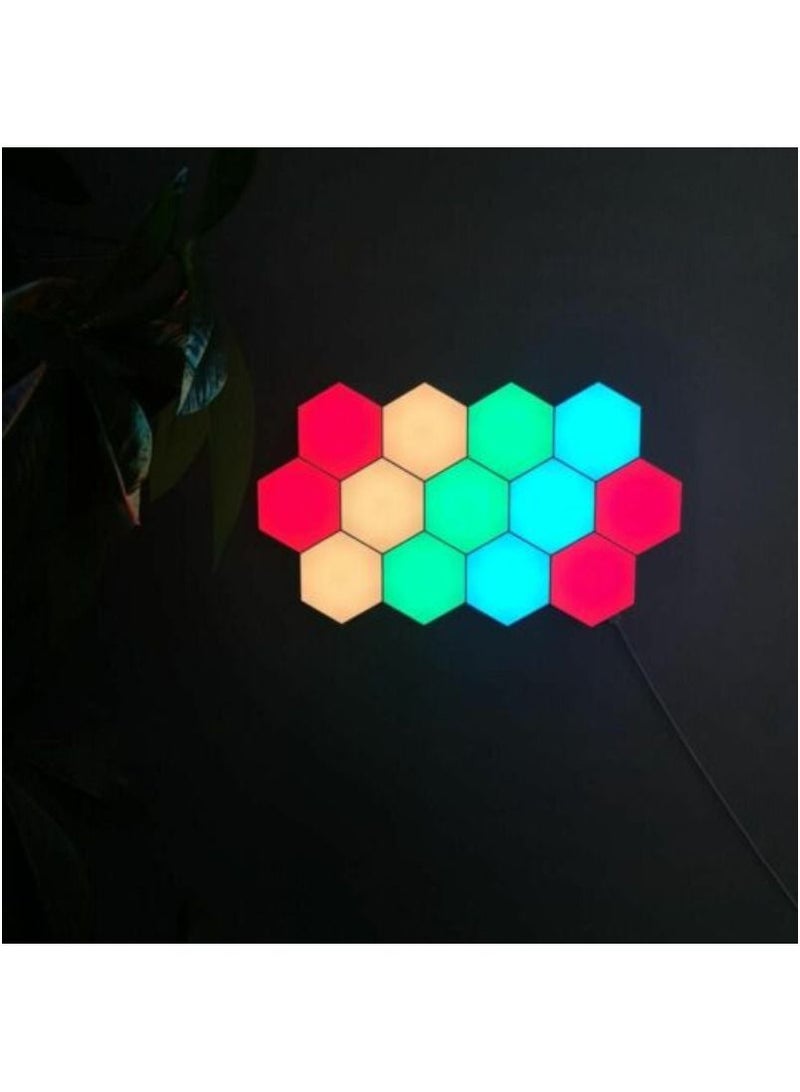 ACLIX Color Changing Touch Sensor Quantum Lights Six Pcs Decorative Remote Bedside Wall Lamps - Image 5