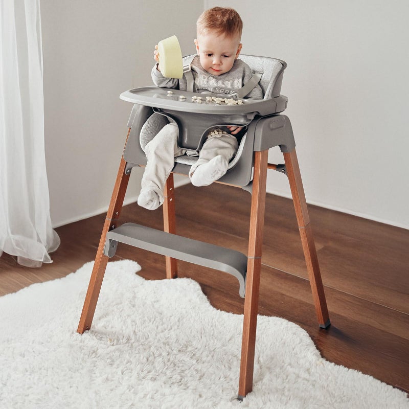 Fodoss 4 in 1 Foldable High Chairs for Babies and Toddlers with Waterproof Cushion Easy to Clean Baby Chair for Eating Feeding Chair - Image 2