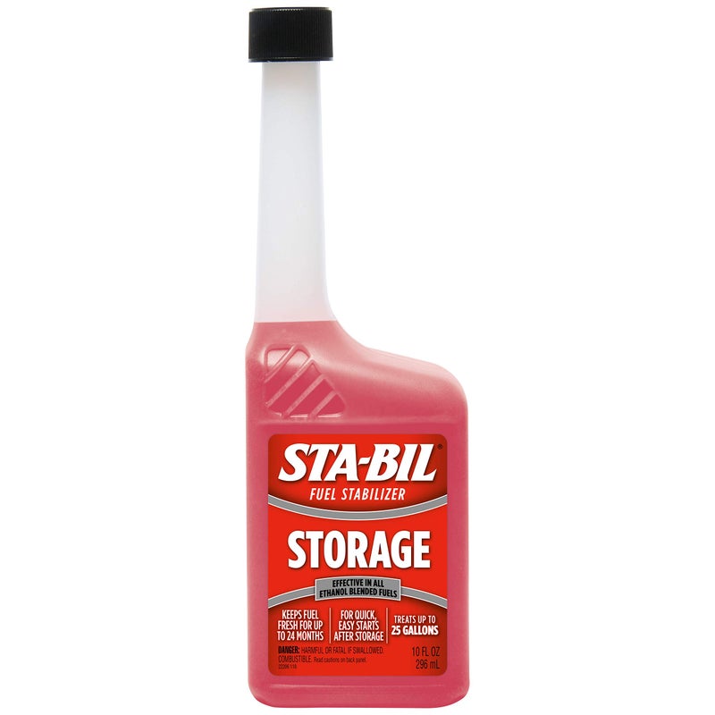 STA-BIL Storage Fuel Stabilizer, Keeps Fuel Fresh for 24 Months, Prevents Corrosion, Gasoline Treatment Additive that Protects System, Gas Stabilizer for Storage, 10 oz. (12 Pack) - Image 1