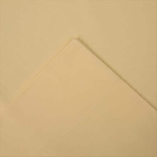 Pointehaven 200 GSM Flannel Sheet Set, Twin X-Large, Solid, Straw - Image 4