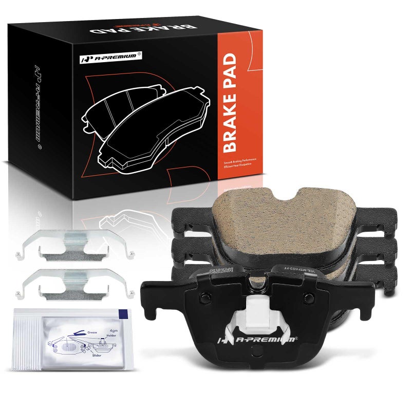 طقم وسادات فرامل سيراميك خلفية APremium متوافق مع BMW 328i 330i 335i 340i 328i330i335i340i xDrive 335i340i GT xDrive 428i 430i 435i 440i 428i xDrive ActiveHybrid 3 4 قطع