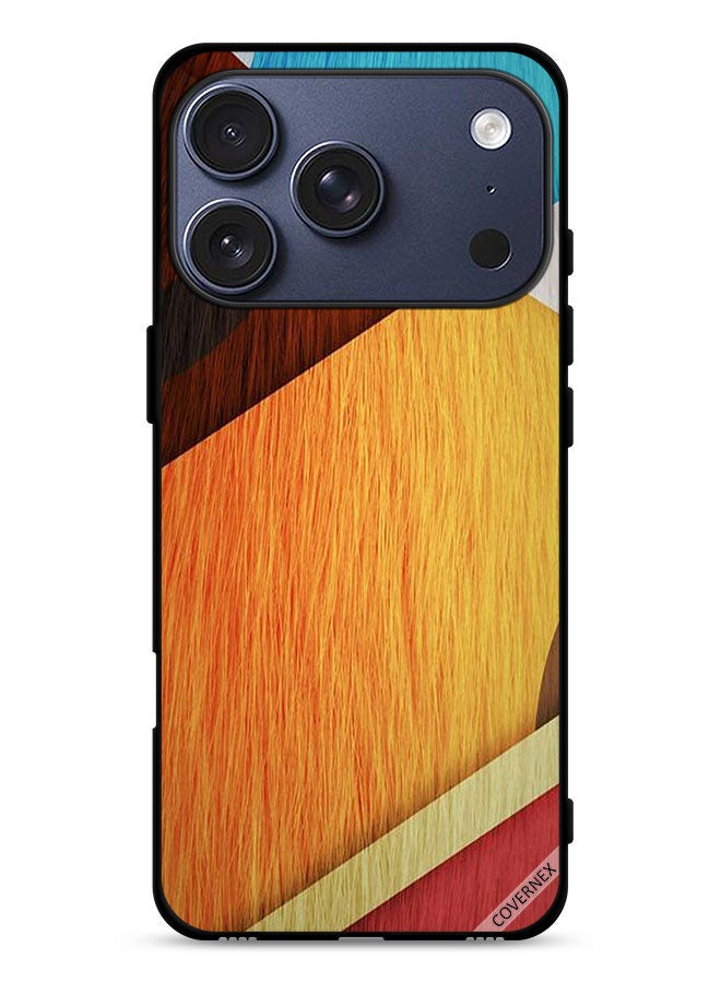 Covernex Apple iPhone 17 Pro Protective Case Cover Wooden Texture - Image 1