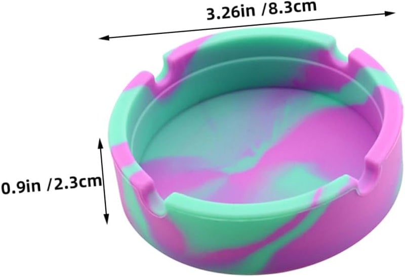قطعتان من حامل رماد التدخين الأنيق للاستخدام في الداخل والخارج والمنزل والمكتب والسيارة - Image 3
