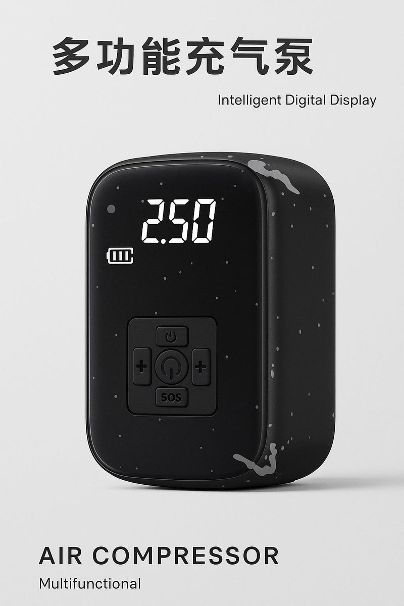 Digital Air Compressor with Digital Lcd Screen - Image 1