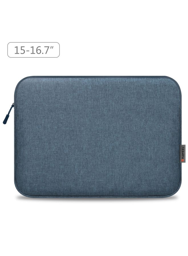 BURAQ HAWEEL 16 inch Laptop Sleeve Case Zipper Briefcase Bag for 15-16.7 inch Laptop(Dark Blue)  - Image 1