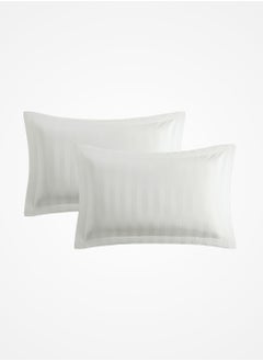 Master Home Textile MicrofiberHotel Duvet Cover Sets, Fits 120 cm x 200 cm Size Bed, 4 Pcs Single Size, Hotel Stripe Pattern  - Image 3