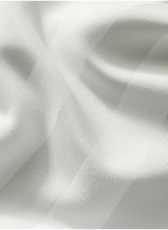 Master Home Textile MicrofiberHotel Duvet Cover Sets, Fits 120 cm x 200 cm Size Bed, 4 Pcs Single Size, Hotel Stripe Pattern  - Image 5