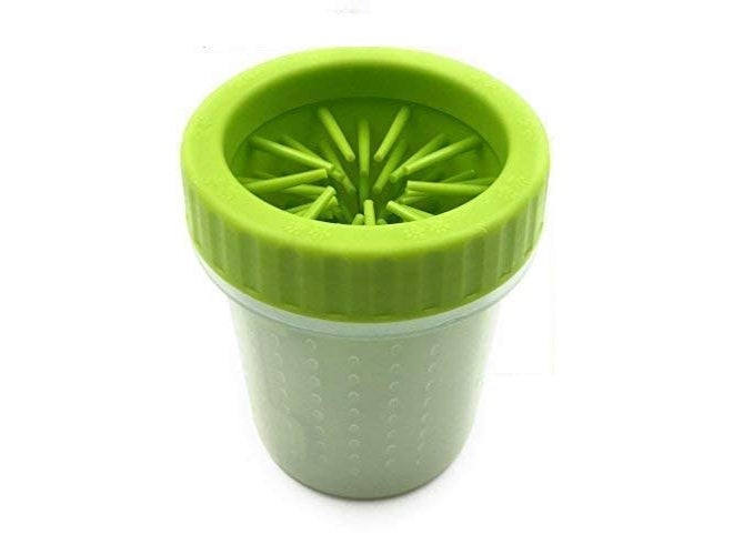 KittuPet Portable Pet Paw Cleaner/Washer, Durable Cleaning Cup with Silicone Bristles, Quickly Scrub and Wash Muddy Dirty Paws and Feet, Small to Medium - Image 1